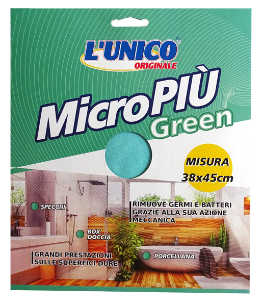 UNICO PANNO MICROFIBRA PIU' GREEN