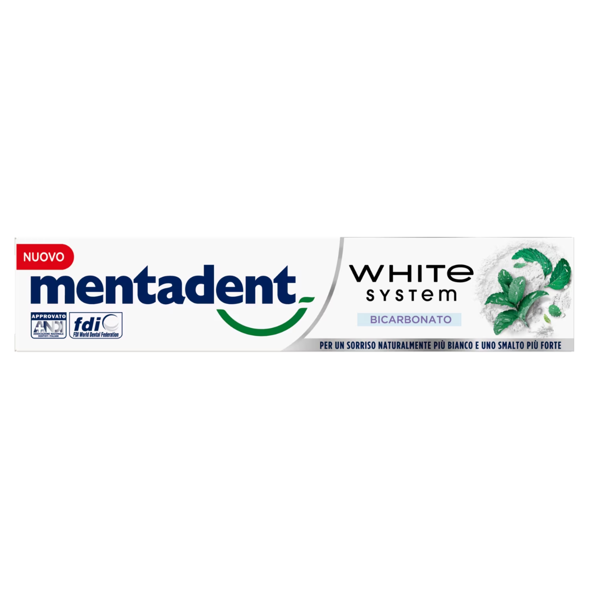 MENTADENT DENTIFRICIO WHITE SYSTEM BICARBONATO 75 ML
