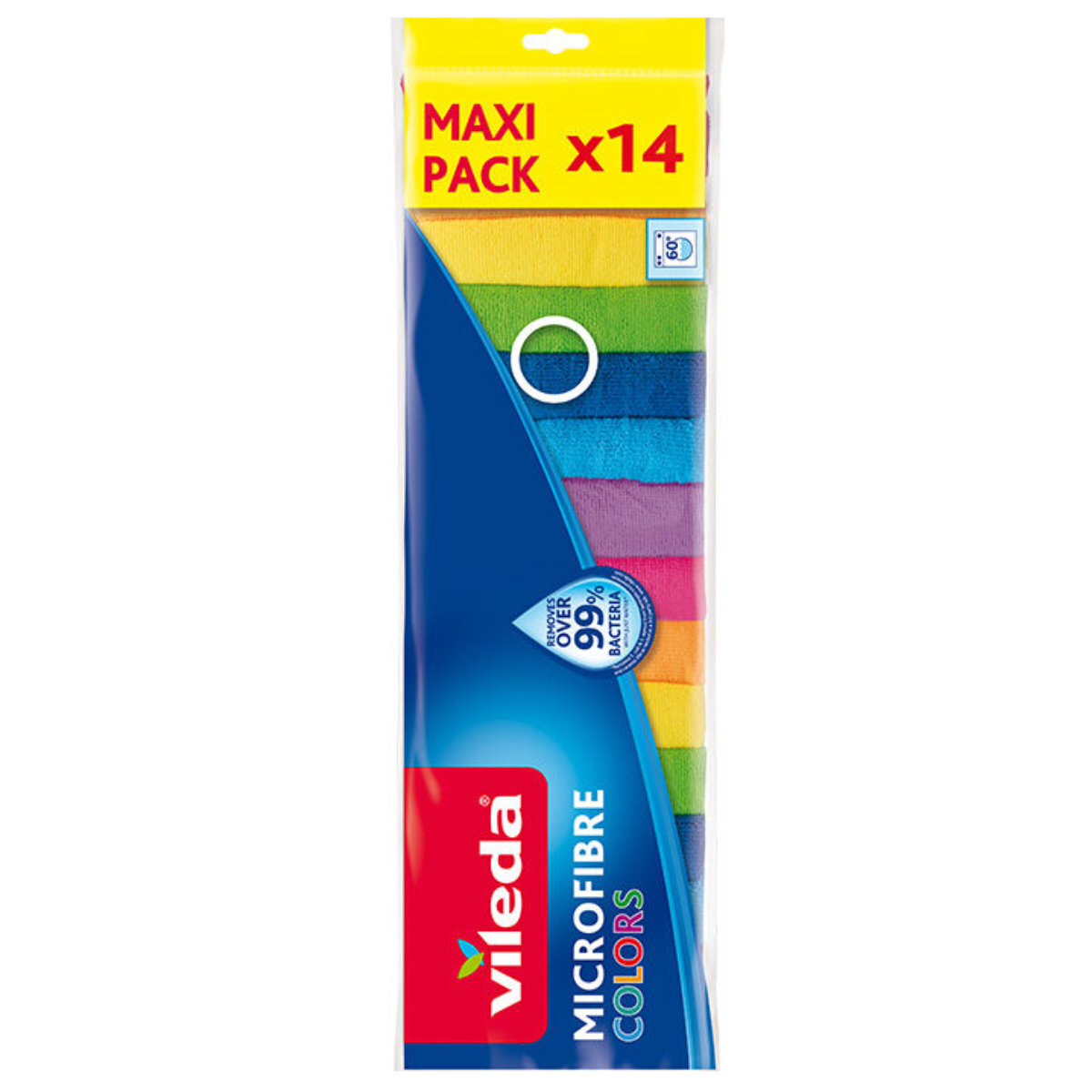 VILEDA PANNO MICROFIBRA COLORS 14 PZ