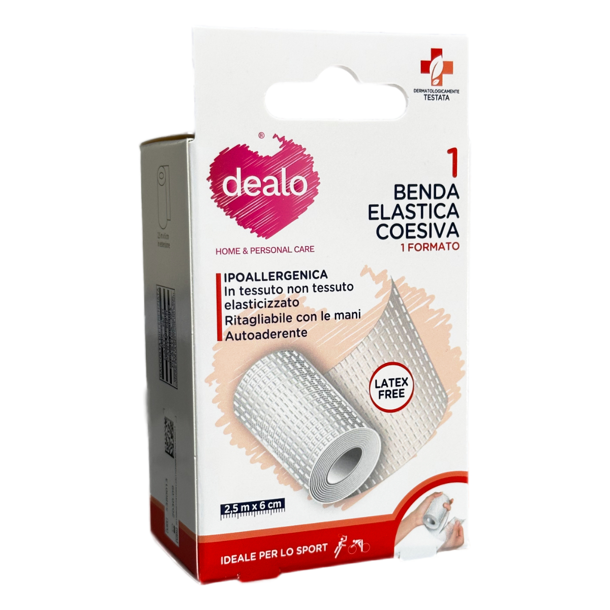 DEALO BENDA ELASTICA COESIVA 2,5 Mt X 6 Cm