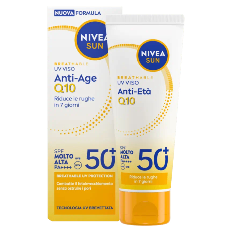 NIVEA SOLARI CREMA UV VISO ANTI AGE Q10 FP50 40 ML