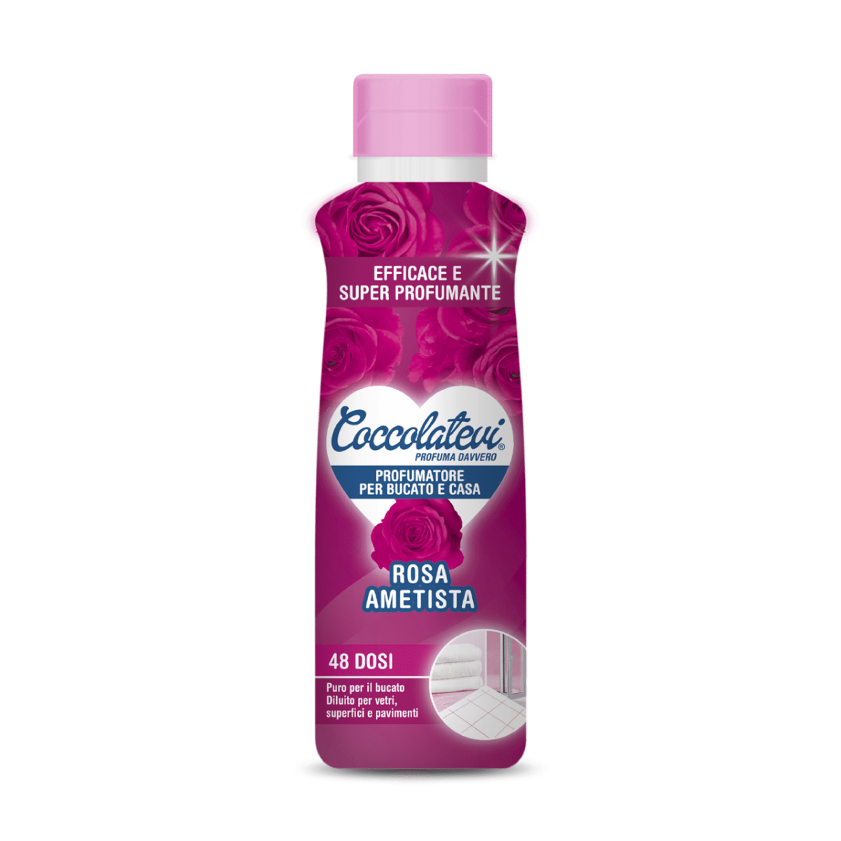 COCCOLATEVI PROFUMA BUCATO 300 ML ROSA AMETISTA
