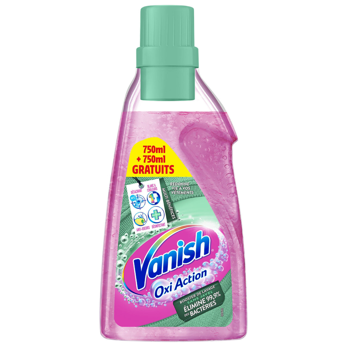 VANISH OXI ACTION LIQUIDO 1,5 LT ROSA DISINFETTANTE