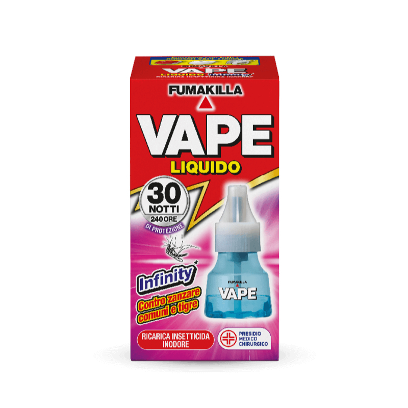 VAPE INSETTICIDA LIQUIDO RICARICA 30 NOTTI INFINITY