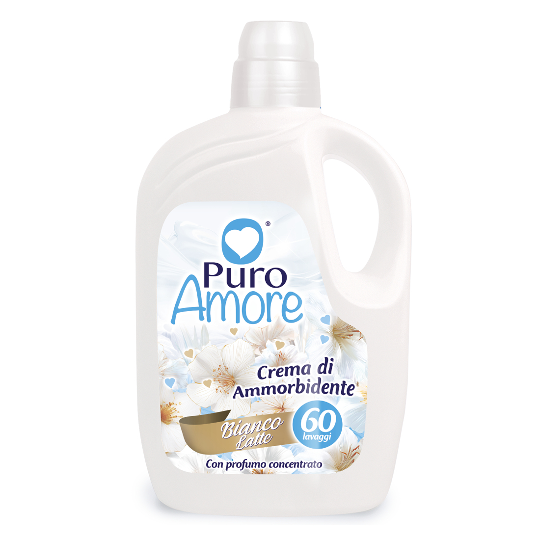 PURO AMORE AMMORBIDENTE 60 LAVAGGI 3 LT BIANCO LATTE