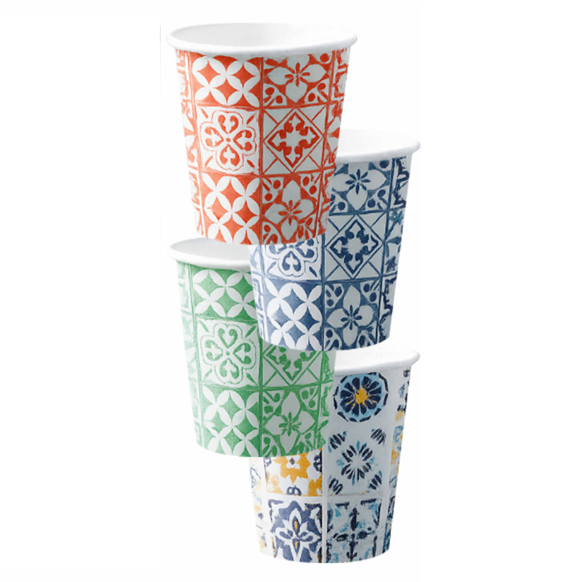 LULU' BICCHIERI ACQUA BIO 180CC 50PZ IN CARTONCINO AMALFI MISTI