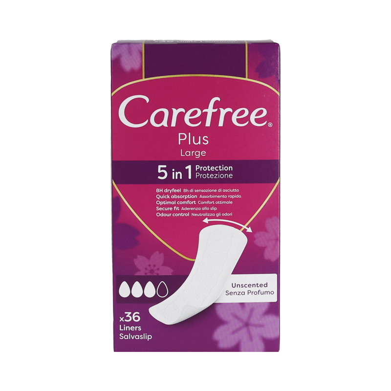 CAREFREE SALVASLIP PLUS LARGE X36