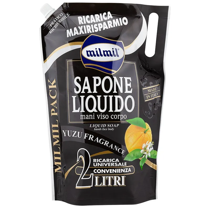 MIL MIL SAPONE LIQUIDO RICARICA 2 LT BUSTA YUZU