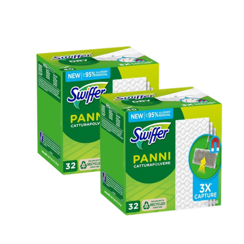 SWIFFER DRY RICARICA 2 X 32 PANNI