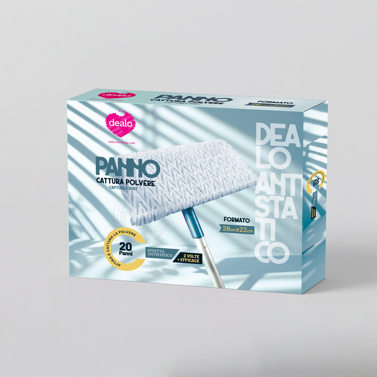 DEALO PANNO CATTURA POLVERE 22X28CM 20PZ   02031