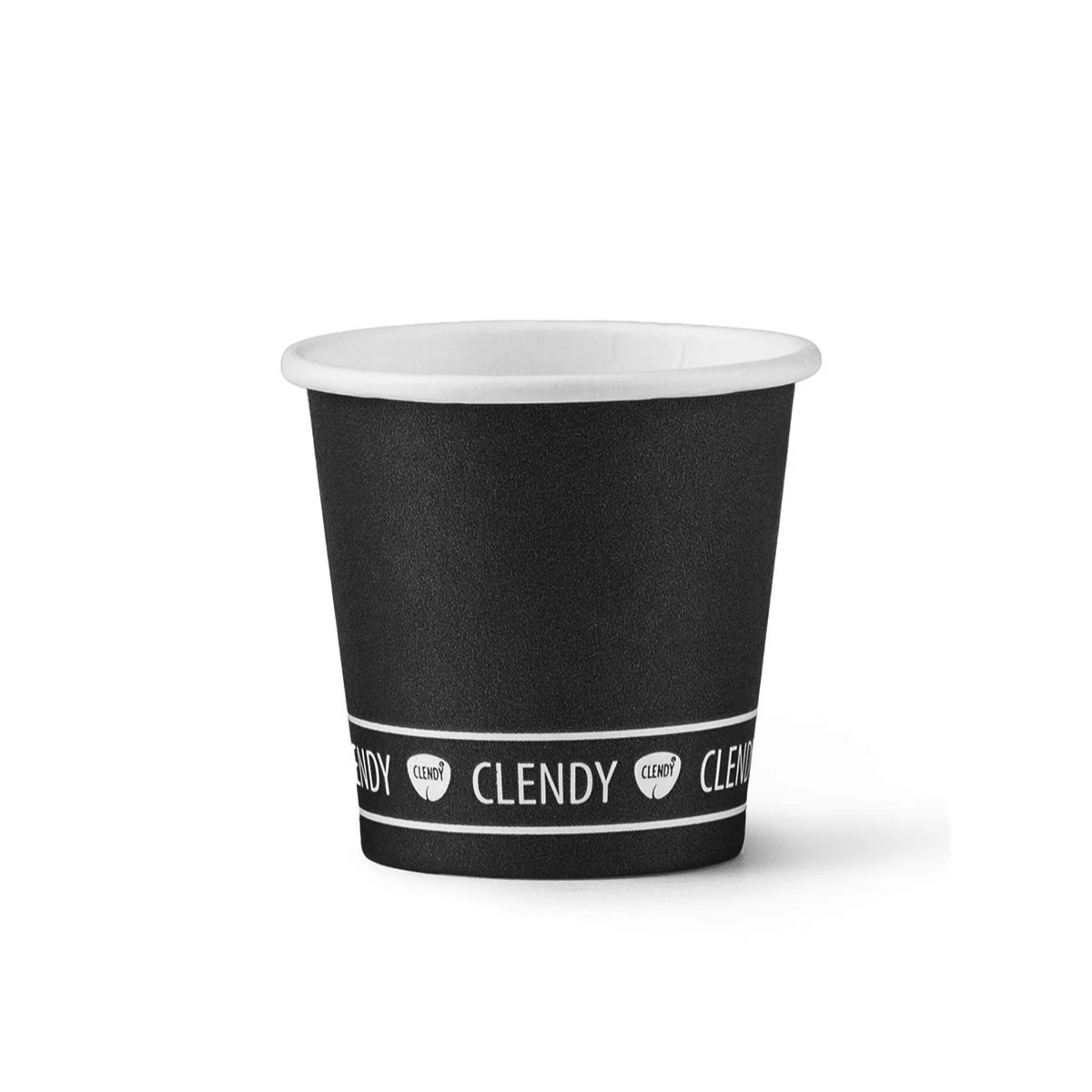 CLENDY BICCHIERI CAFFÈ CARTA 75ML 50PZ NERI