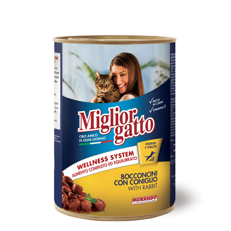 MIGLIORGATTO BOCCONCINI 405 GR CONIGLIO