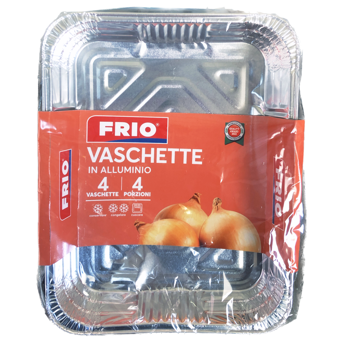 FRIO TEGLIE ALLUMINIO 4 PORZIONI R4 4 PZ