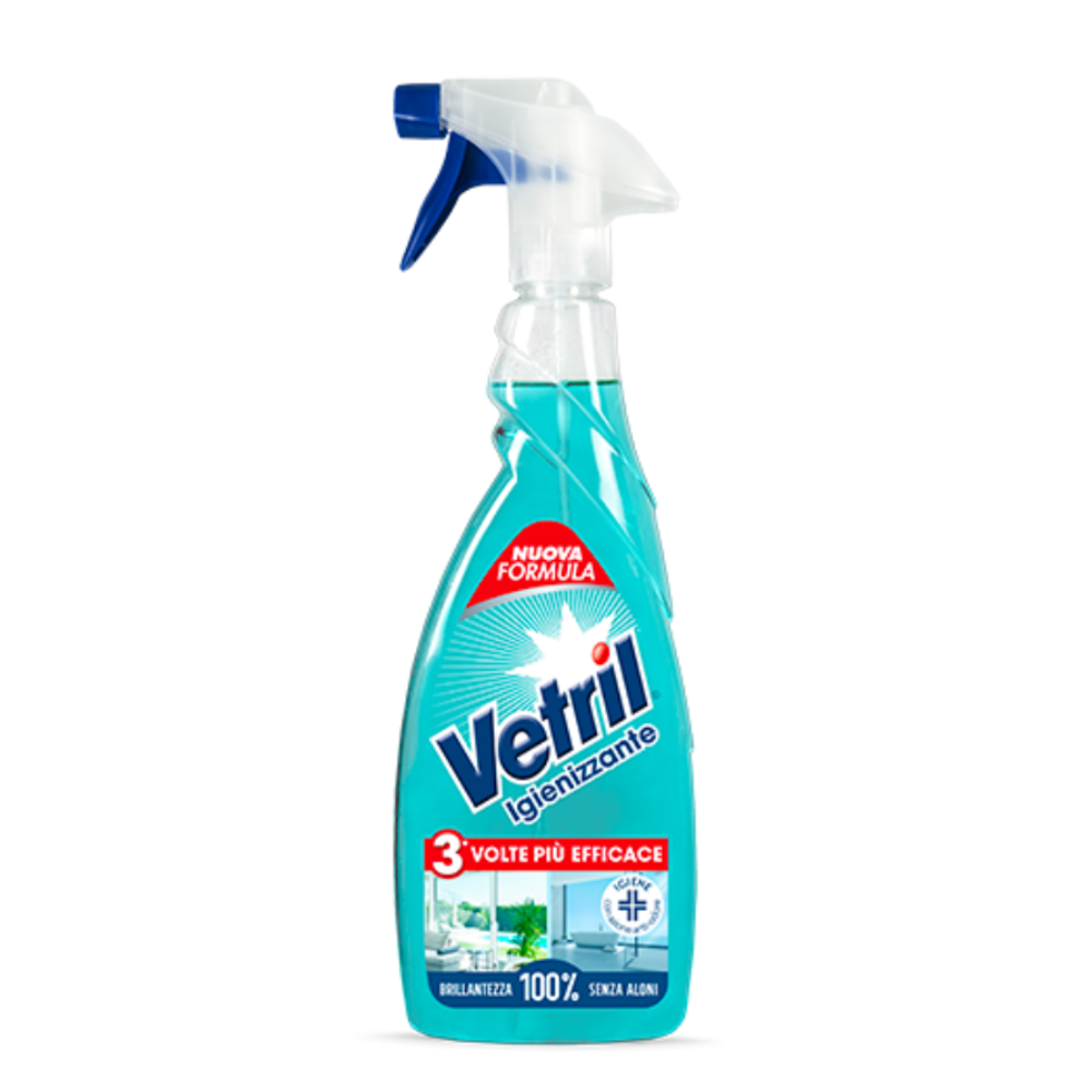 VETRIL EROGATORE VETRI 650 ML ANTIBATTERICO IGIENIZZANTE