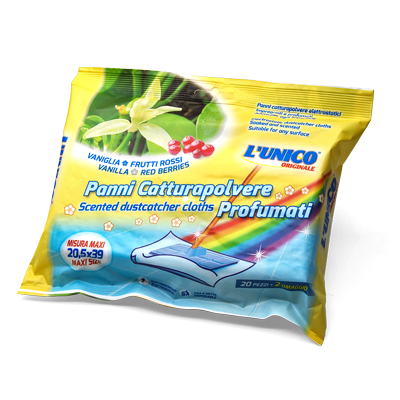 UNICO PANNO PROFUMATO IMPREGNATO VANIGLIA 22 PZ