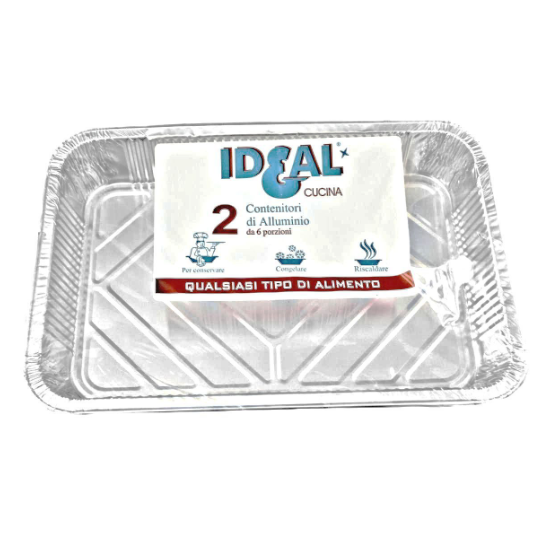 IDEAL TEGLIE 6 PORZIONI 2 PZ SENZA COPERCHIO