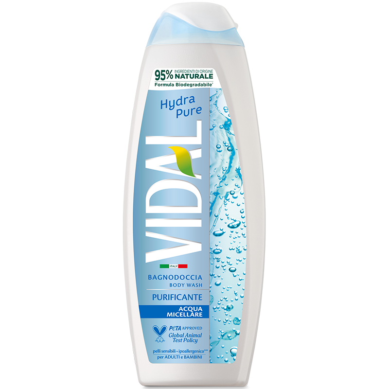 VIDAL BAGNO SCHIUMA 500 ML HYDRA PURE PURIFICA ACQUA MICELLARE