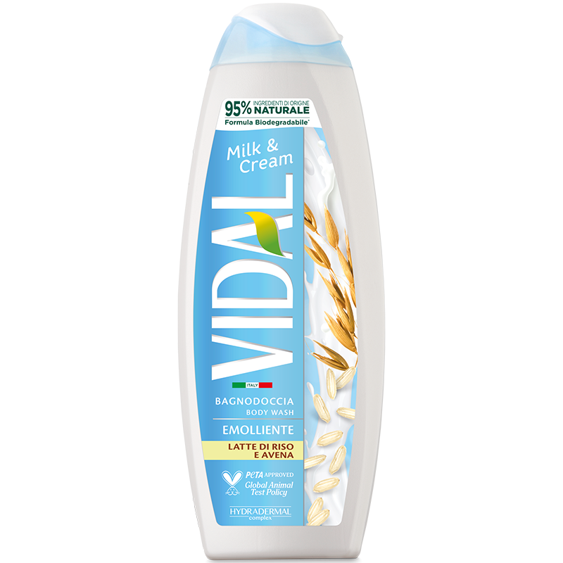 VIDAL BAGNO SCHIUMA 500 ML MILK E CREAM