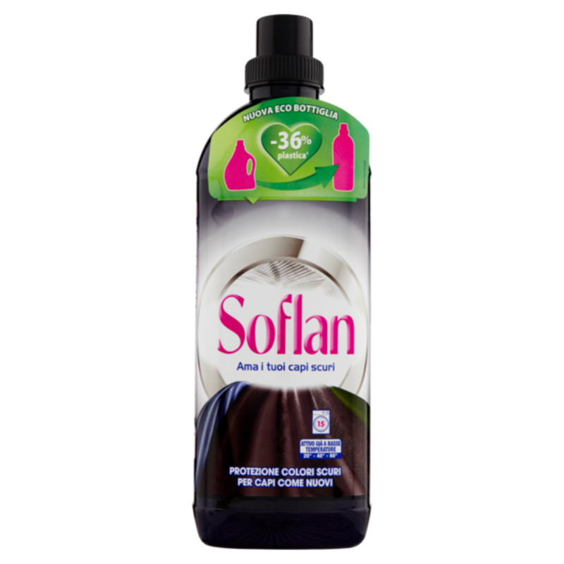 SOFLAN LAVATRICE LIQUIDO CAPI SCURI 900 ML