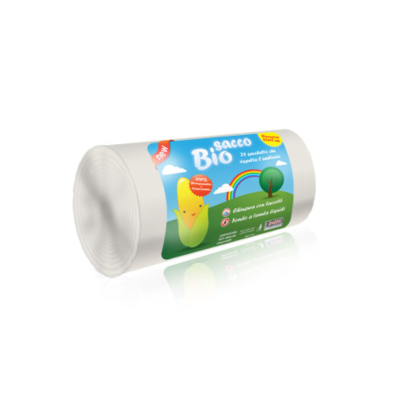 SHOPPY SACCO 70X110 BIODEGRADABILE BIOSACC 10PZ