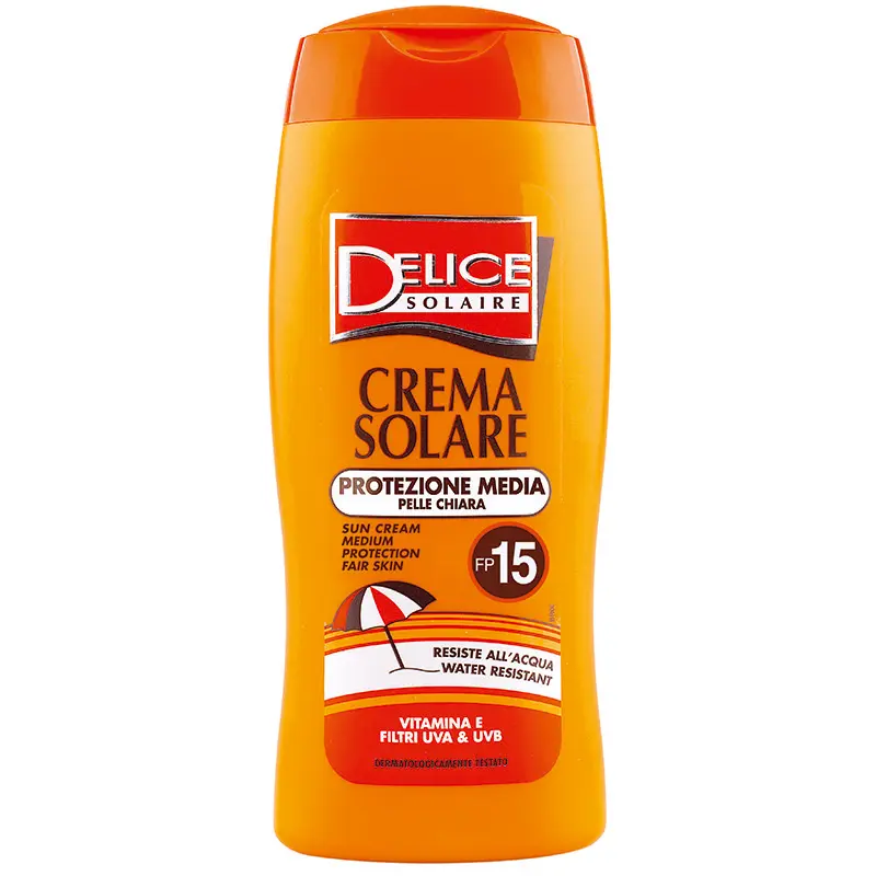 DELICE CREMA SOLARE PROTEZIONE MEDIA SPF 15 250 ML