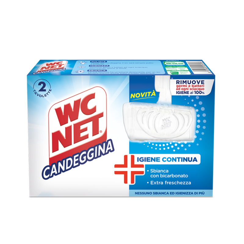 WC NET TAVOLETTA SOLIDA X 2 EXTRA WHITE CANDEGGINA