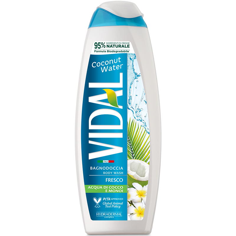 VIDAL BAGNO SCHIUMA 500 ML COCONUT WATER NEW