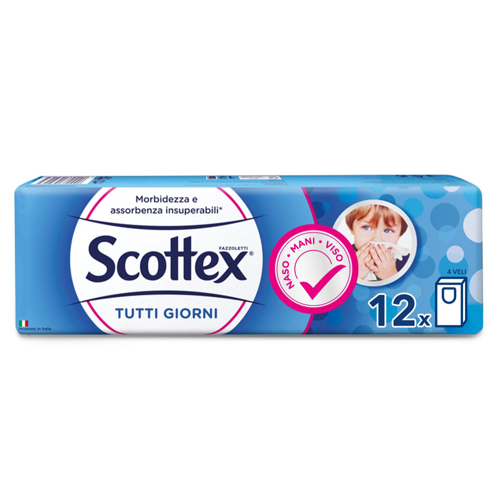 SCOTTEX FAZZOLETTI X 12