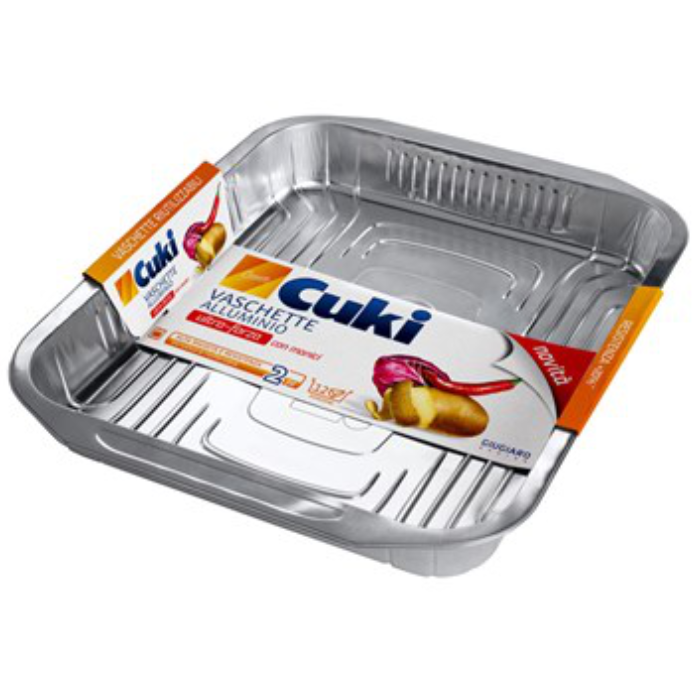 CUKI TEGLIE ALLUMINIO 12 PORZIONI 2 PZ