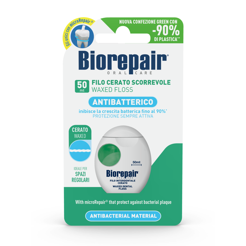 BIOREPAIR FILO INTERDENTALE CERATO 50 MT