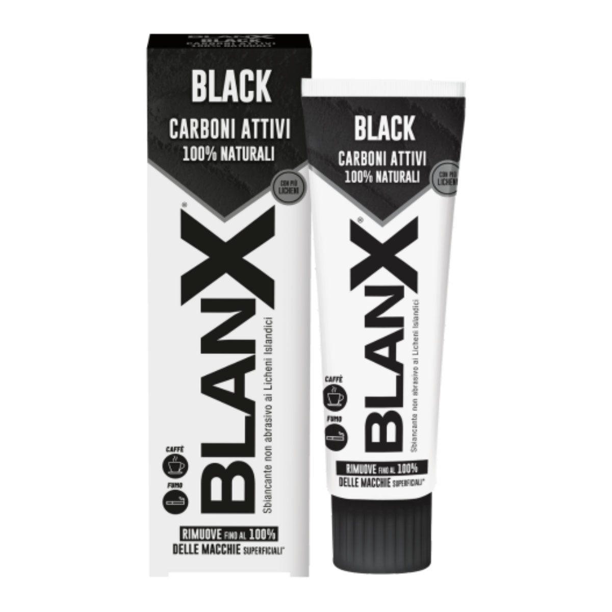 BLANX DENTIFRICIO 75 ML BLACK CARBONE ANTIMACCHIA