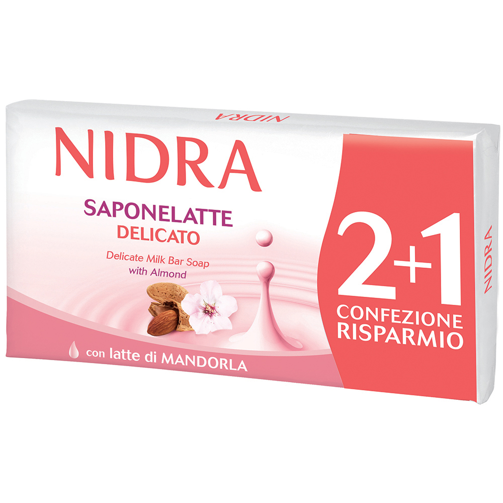 NIDRA SAPONETTE MANDORLA 3 X 90 GR