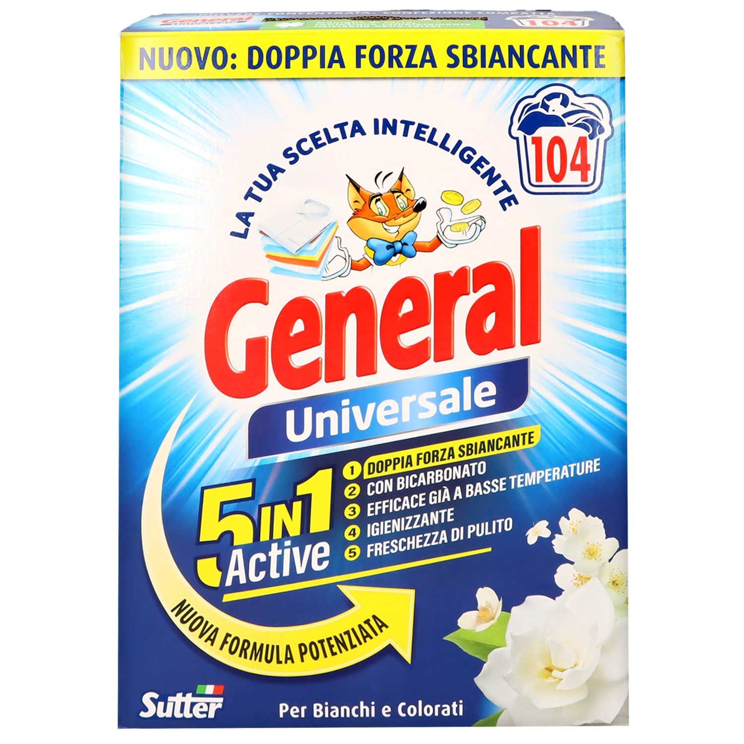 GENERAL FUSTONE 104 MISURINI NUOVA FORMULA 5IN1