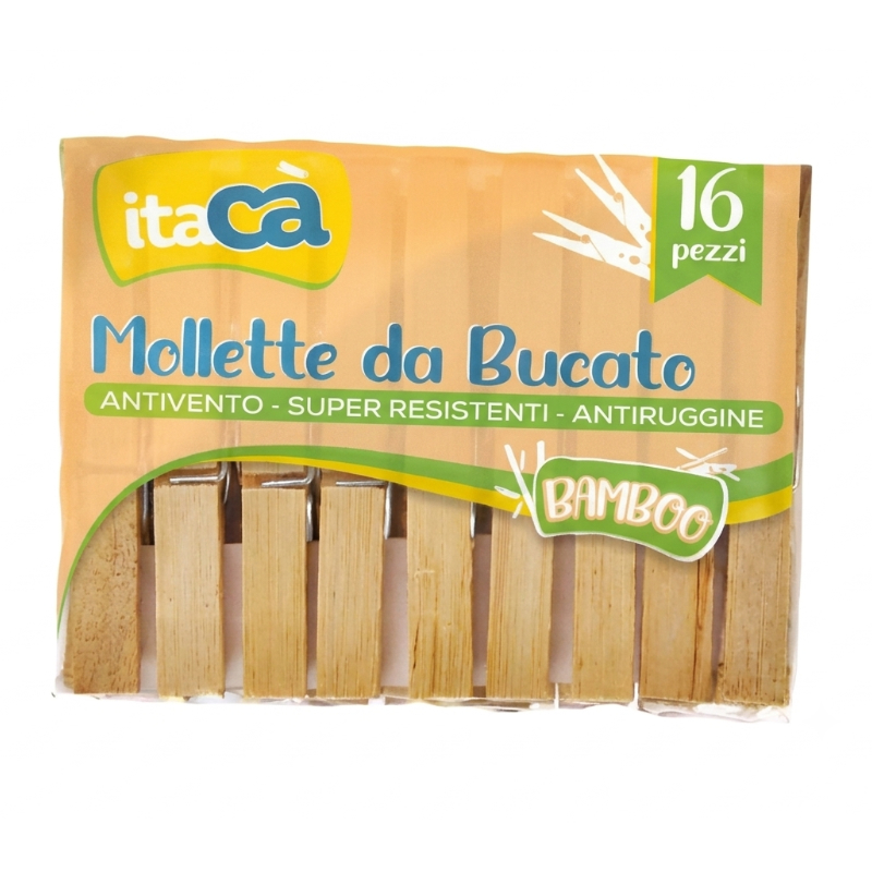 IDROFIL ITACA' MOLLETTE LEGNO X 16 LINEA BAMBOO