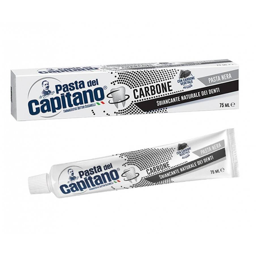 PASTA DEL CAPITANO DENTIFRICIO 100 ML SBIANCANTE CARBONE VEGETALE