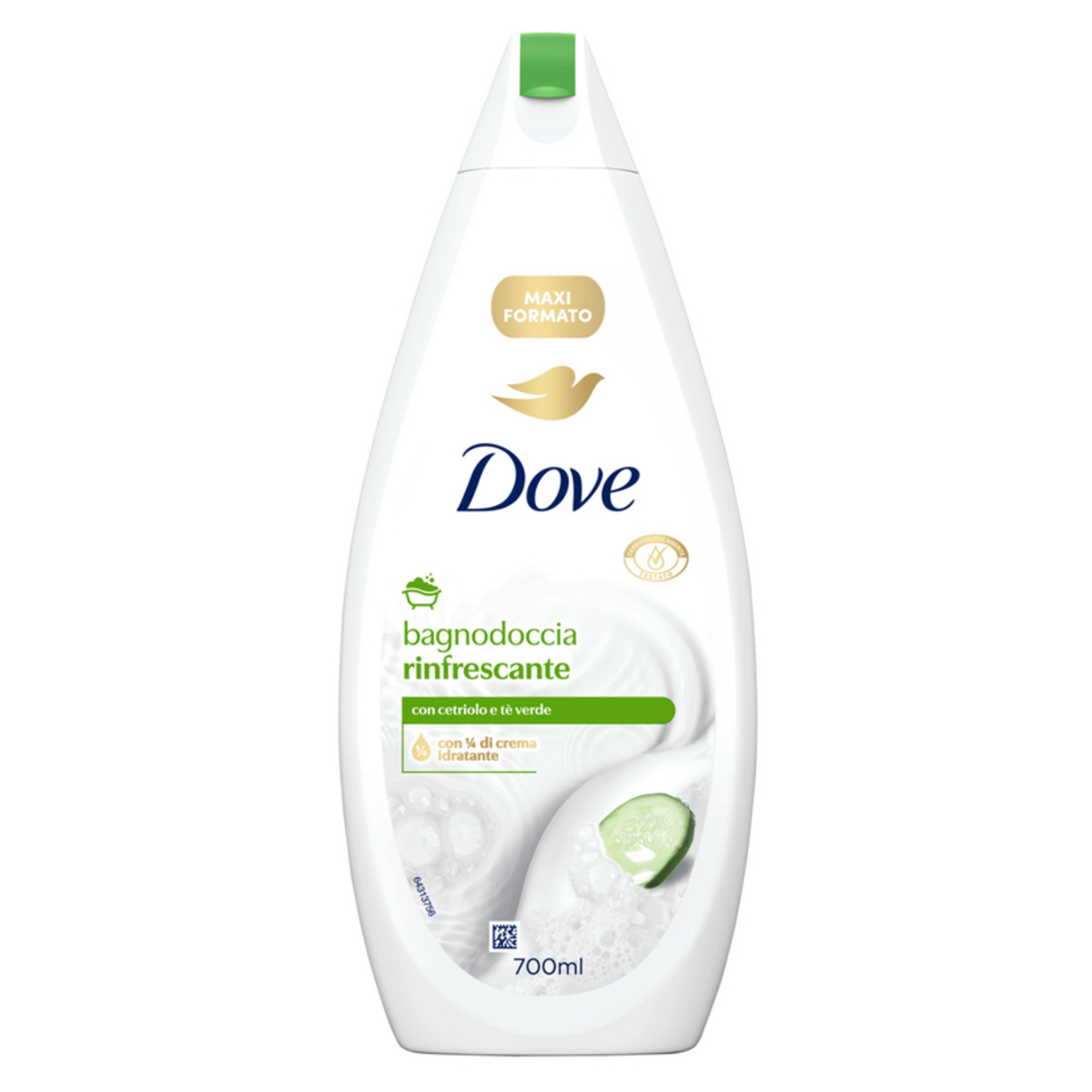DOVE BAGNO SCHIUMA 700 ML GO FRESH RINFRESCANTE CETRIOLO E TÈ VERDE
