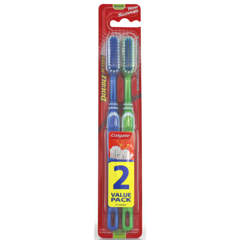 COLGATE SPAZZOLINO DOUBLE ACTION 2 PZ MEDIUM