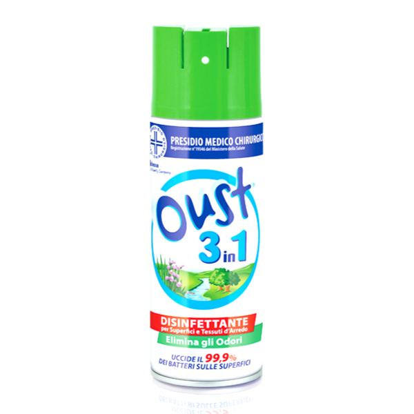 OUST 3in1 DEO SPRAY DISINFETTANTE ELIMINA ODORI 400 ML