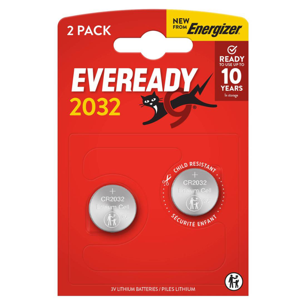 ENERGIZER BATTERIE CR2032 LITIO 2 PZ