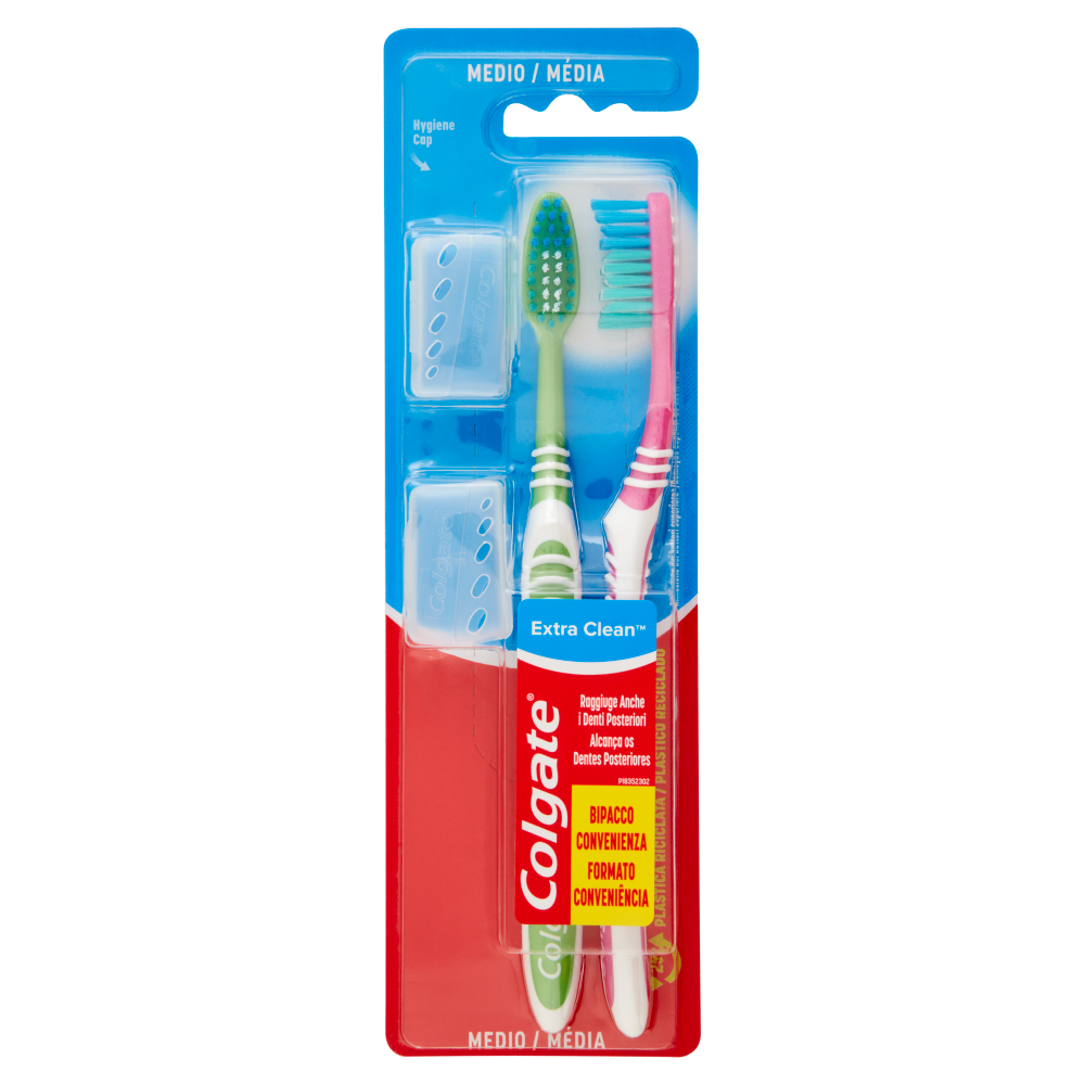 COLGATE SPAZZOLINO EXTRA CLEAN MEDIO 2 PZ