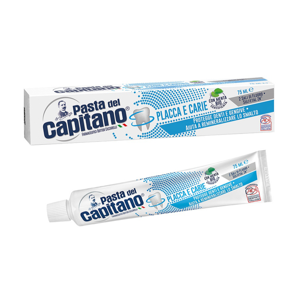 PASTA DEL CAPITANO DENTIFRICIO 100 ML PLACCA E CARIE