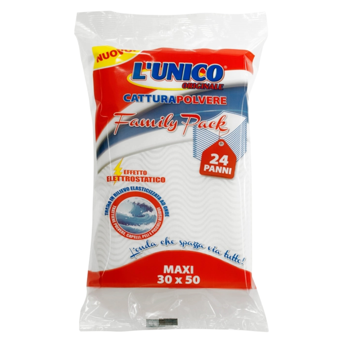 UNICO CATTURA POLVERE 24 PZ MISURA 30X50 FAMILY PACK