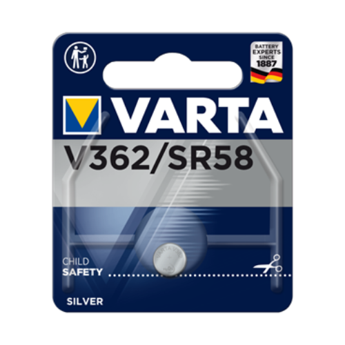 VARTA BATTERIA OROLOGIO SILVER 1.55V V362  SR58