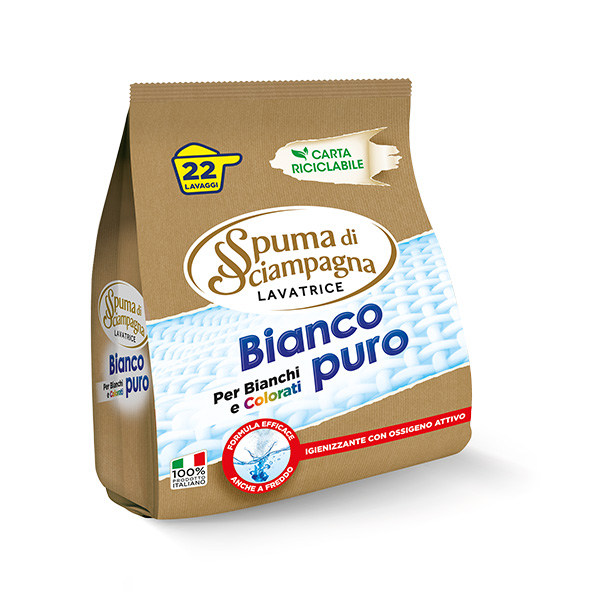 SPUMA DI SCIAMPAGNA RICARICA POLVERE 22 MISURINI BIANCO PURO