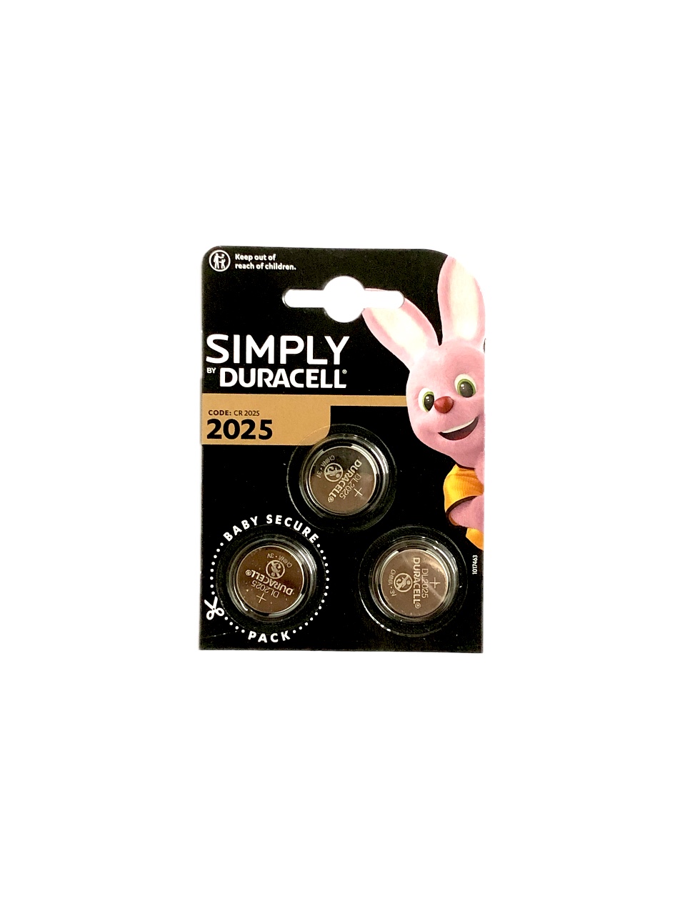 DURACELL SIMPLY CR 2025 X 3