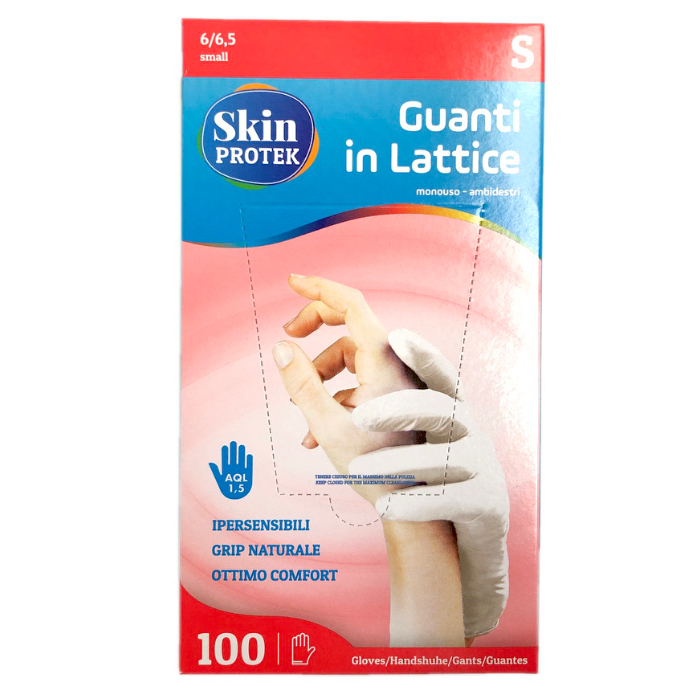 GUANTI LATTICE X 100 MISURA S SKIN PROTEX