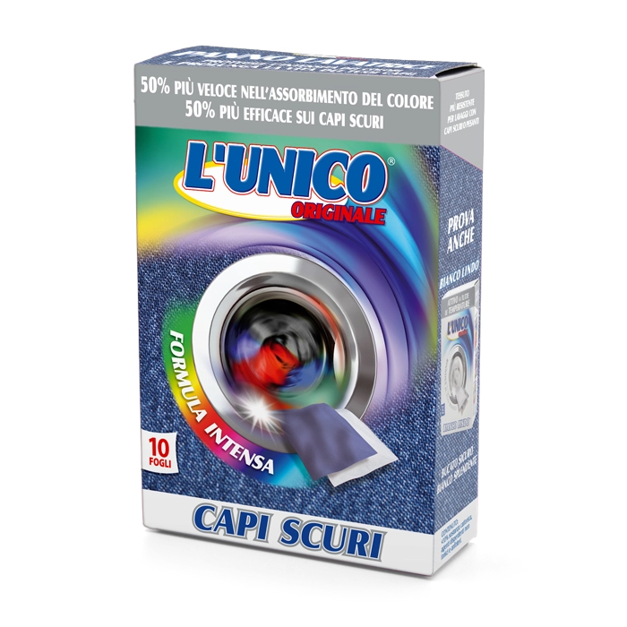 UNICO ACCHIAPPACOLORI CAPI SCURI X 10