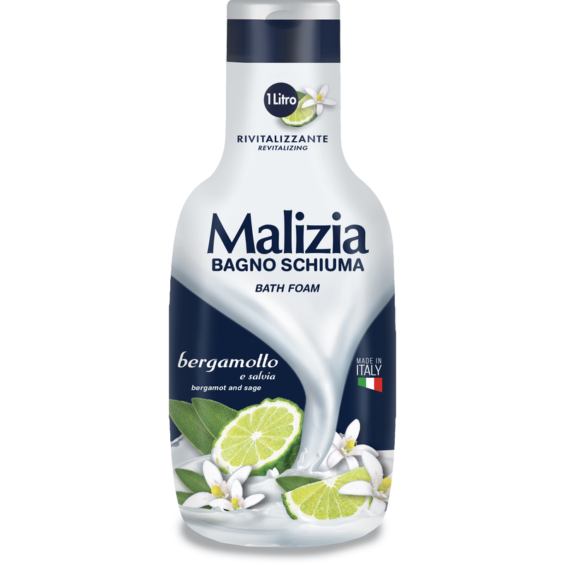 MALIZIA BAGNO SCHIUMA 1 LT RIVITALIZZANTE BERGAMOTTO