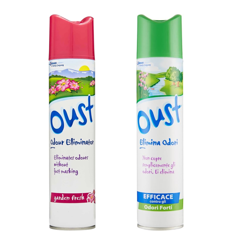 OUST DEO SPRAY ELIMINA ODORI 300 ML VERDE ROSSO