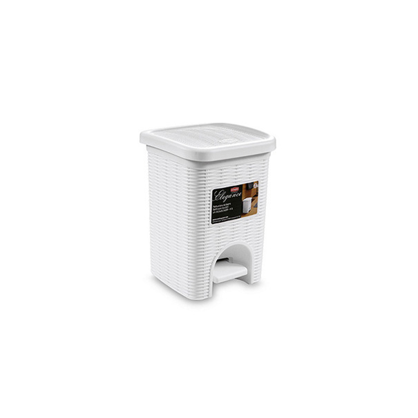 STEFANPLAST PATTUMIERA DA BAGNO ELEGANCE 6 LT BIANCA